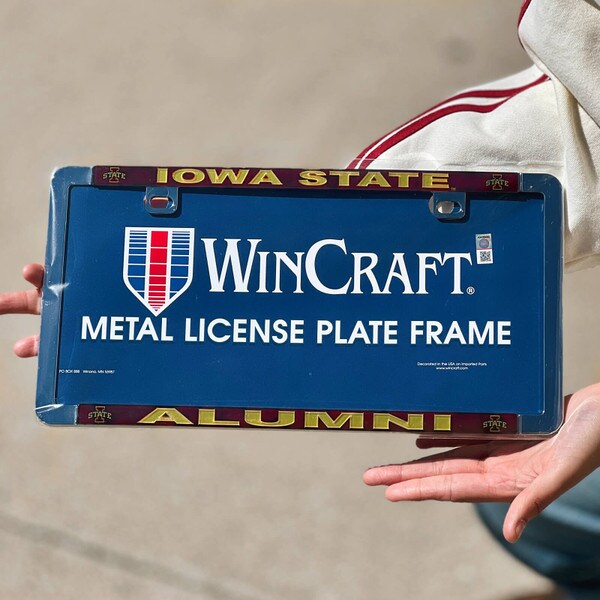I-State Alumni Cardinal & Gold License Plate Frame